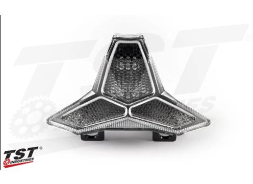 gallery image of TST Sequential Smoked LED Integrated Tail Light For Kawasaki ZX4R, ZX6R & ZX10R