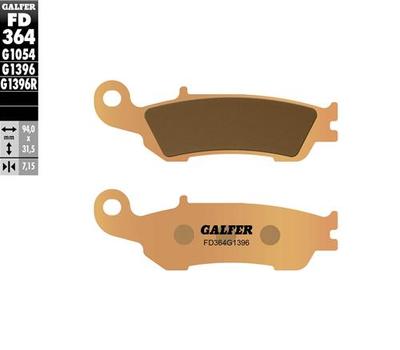 image of Galfer Brake Pads -  Sintered Metallic Compound  Yamaha YZ - Front pads 