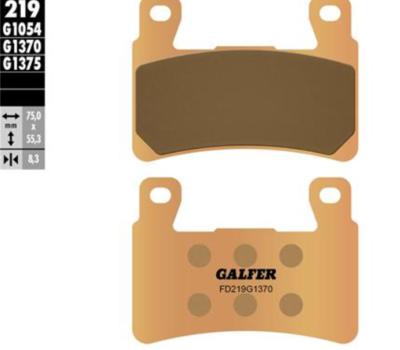 image of Galfer HH Sintered Compound – Front Pads – Honda, Harley Davidson & Kawasaki