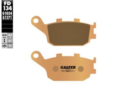 image of Galfer HH Sintered Compound – Rear Pads – Honda, Kawasaki, Suzuki & Yamaha